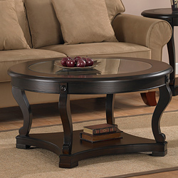 glass coffee table for small room