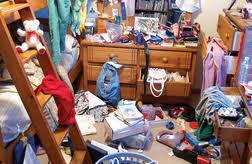 homeowner messy room