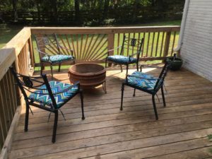 home staging outdoor patio
