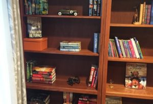 staging a bookcase