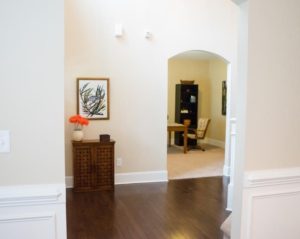 home staging foyer entryway
