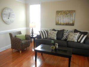 home staging living room portfolio