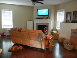 home staging living room